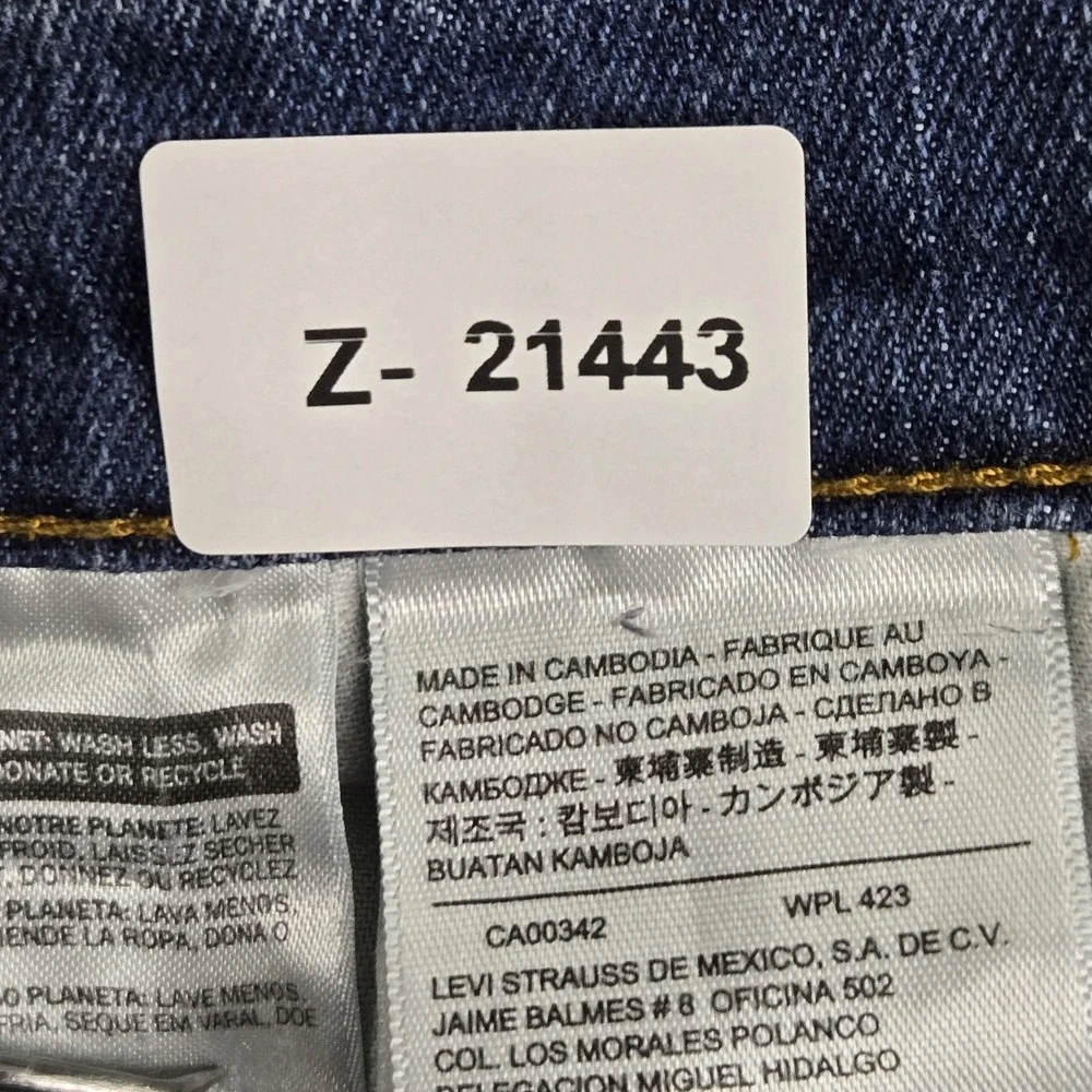 Levi's 511 Men Jeans 31X32 Blue Denim Slim Fit 30